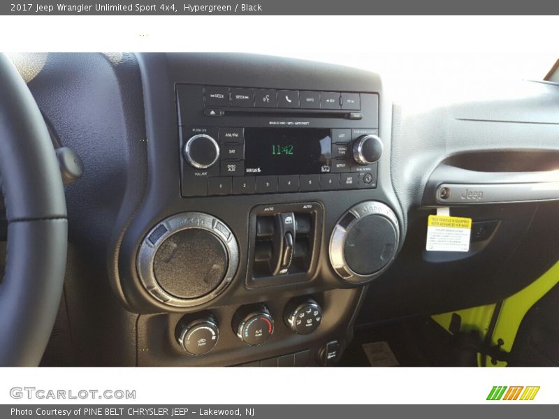 Hypergreen / Black 2017 Jeep Wrangler Unlimited Sport 4x4