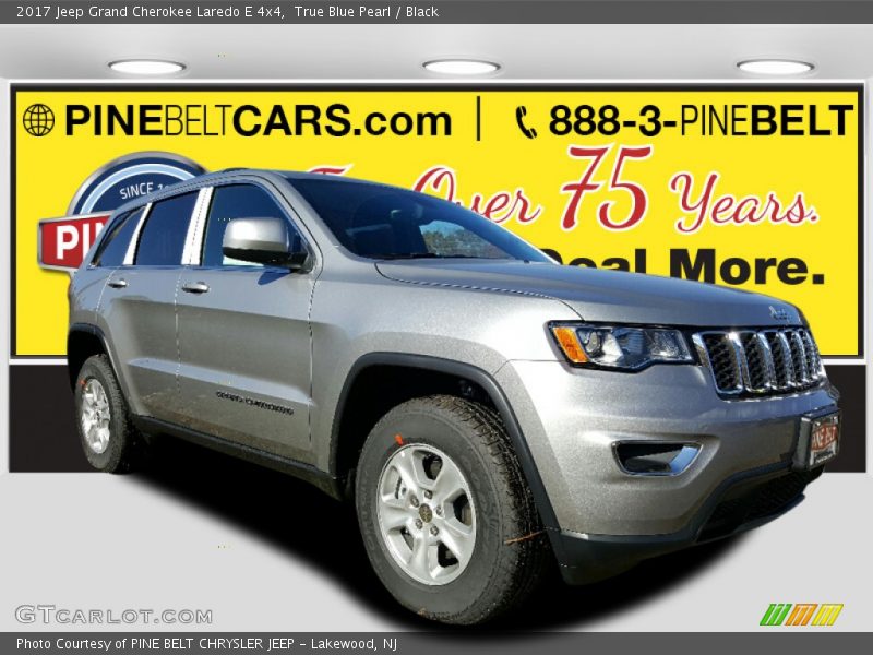 True Blue Pearl / Black 2017 Jeep Grand Cherokee Laredo E 4x4