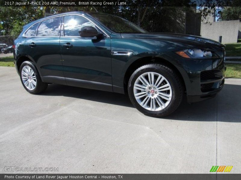 British Racing Green / Latte 2017 Jaguar F-PACE 20d AWD Premium
