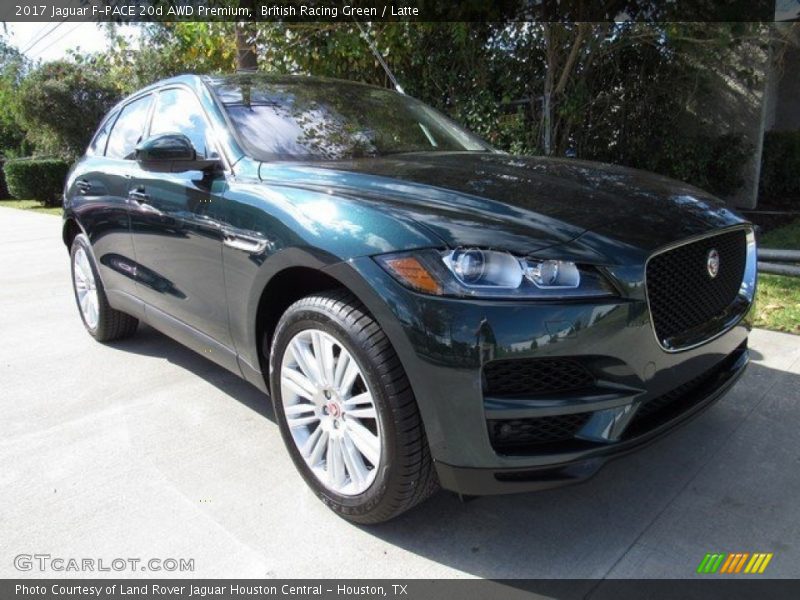 British Racing Green / Latte 2017 Jaguar F-PACE 20d AWD Premium