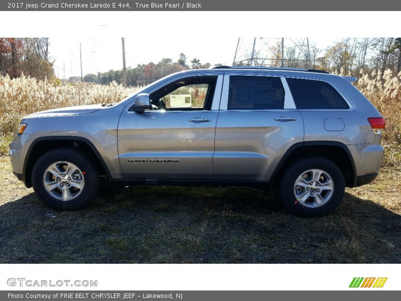 True Blue Pearl / Black 2017 Jeep Grand Cherokee Laredo E 4x4