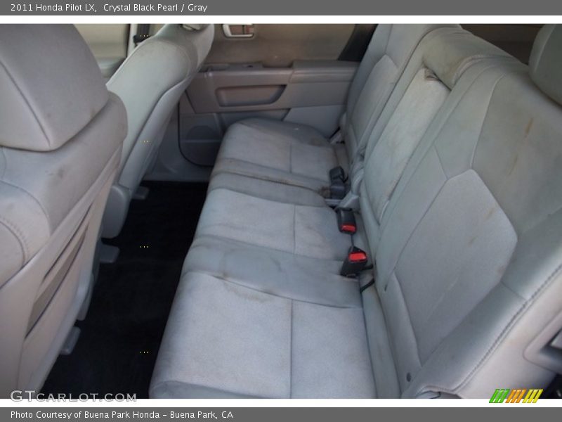 Crystal Black Pearl / Gray 2011 Honda Pilot LX