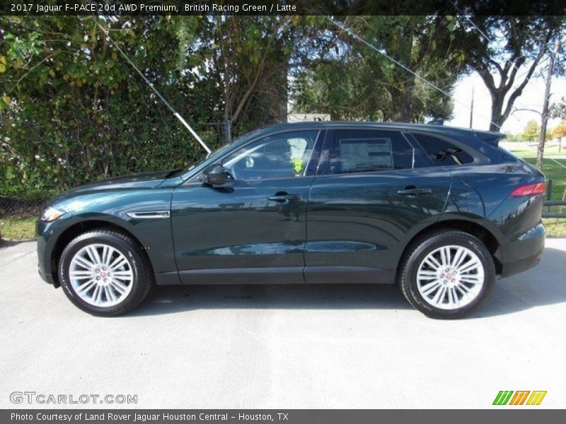 British Racing Green / Latte 2017 Jaguar F-PACE 20d AWD Premium