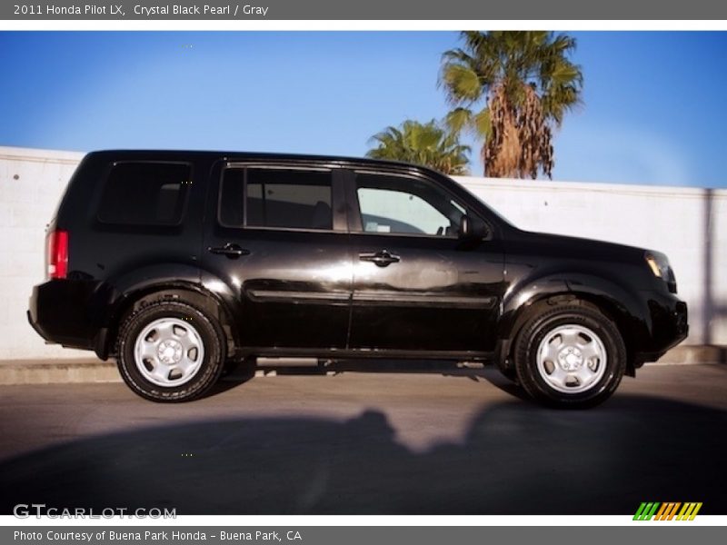 Crystal Black Pearl / Gray 2011 Honda Pilot LX