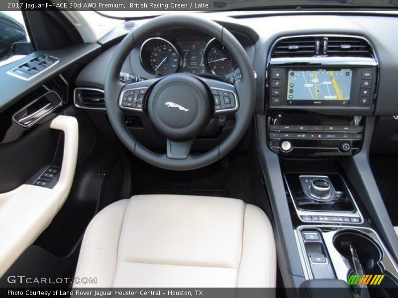 British Racing Green / Latte 2017 Jaguar F-PACE 20d AWD Premium