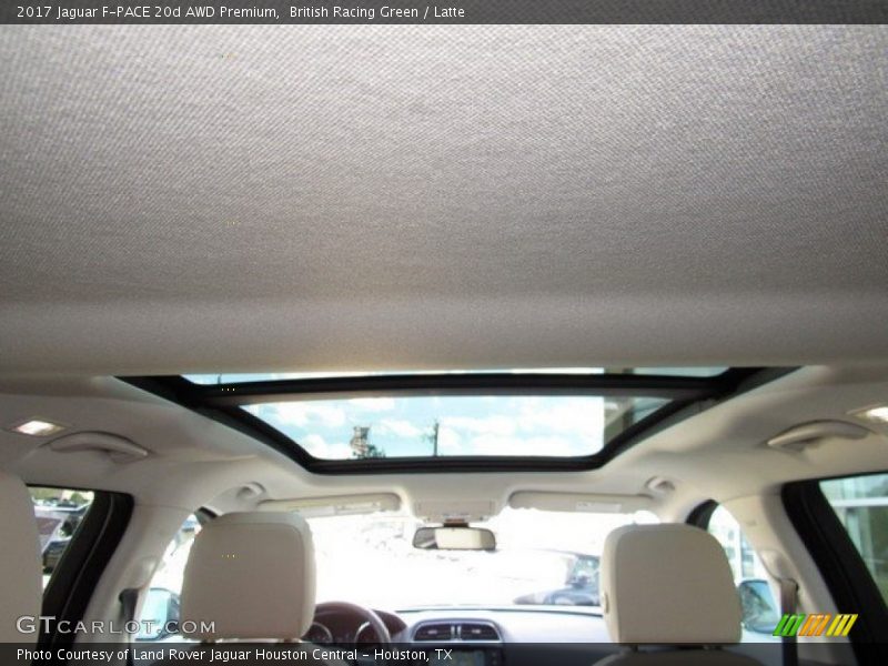 British Racing Green / Latte 2017 Jaguar F-PACE 20d AWD Premium