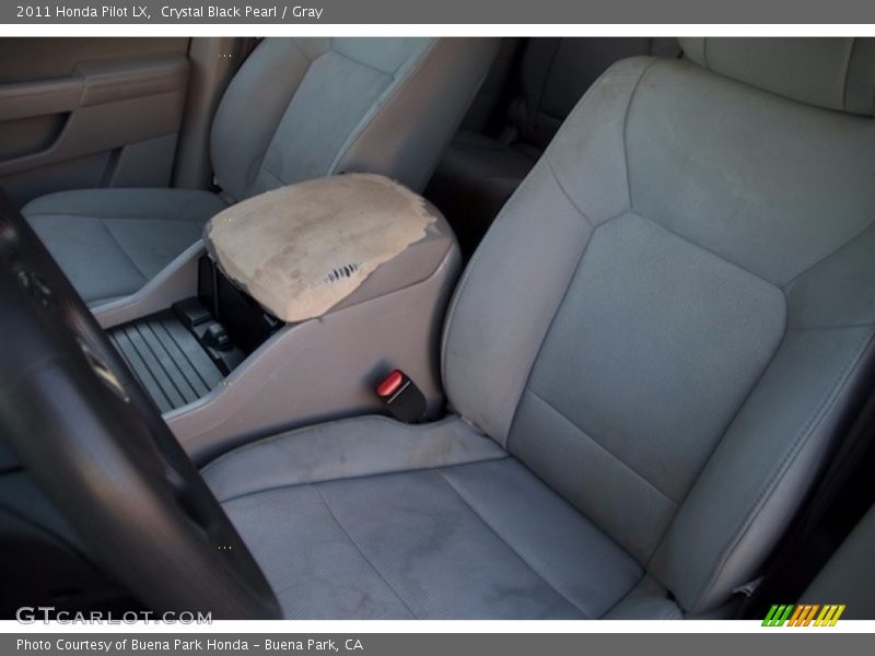 Crystal Black Pearl / Gray 2011 Honda Pilot LX