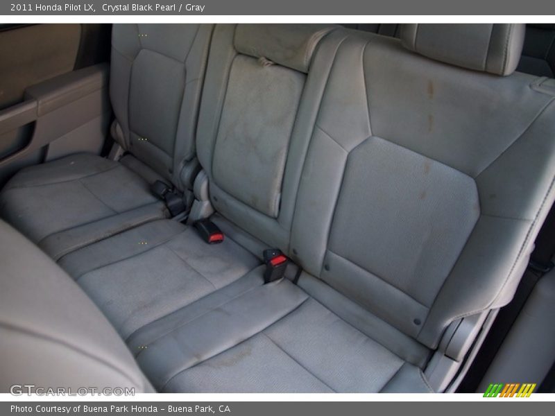 Crystal Black Pearl / Gray 2011 Honda Pilot LX