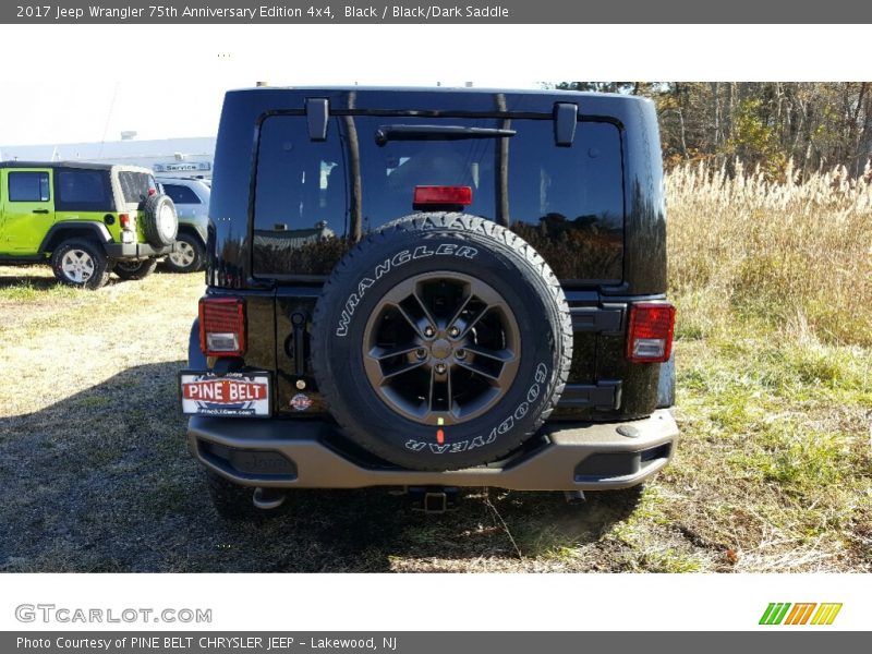 Black / Black/Dark Saddle 2017 Jeep Wrangler 75th Anniversary Edition 4x4