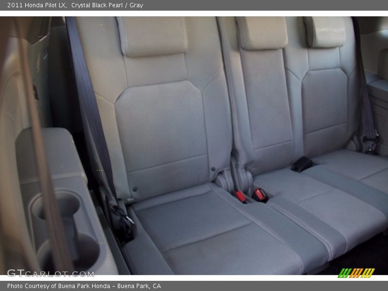 Crystal Black Pearl / Gray 2011 Honda Pilot LX