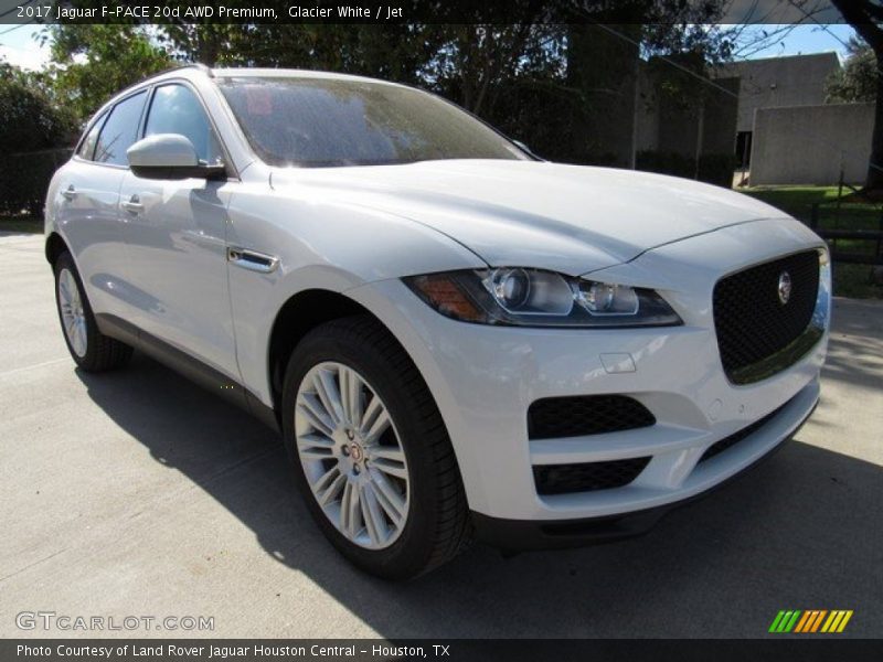 Glacier White / Jet 2017 Jaguar F-PACE 20d AWD Premium
