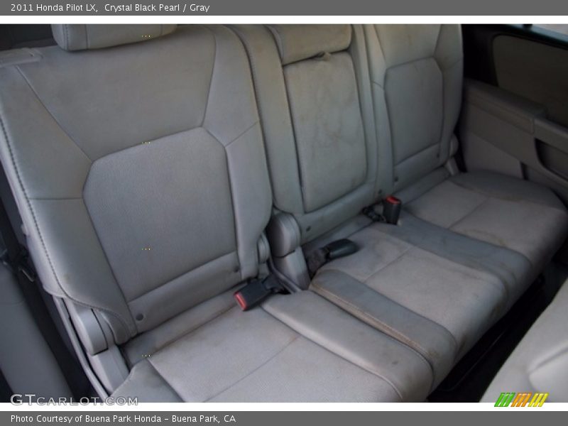 Crystal Black Pearl / Gray 2011 Honda Pilot LX