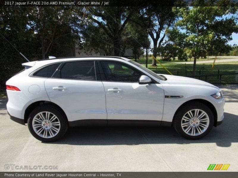 Glacier White / Jet 2017 Jaguar F-PACE 20d AWD Premium
