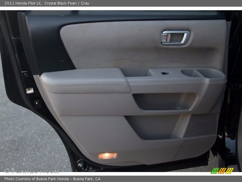 Crystal Black Pearl / Gray 2011 Honda Pilot LX