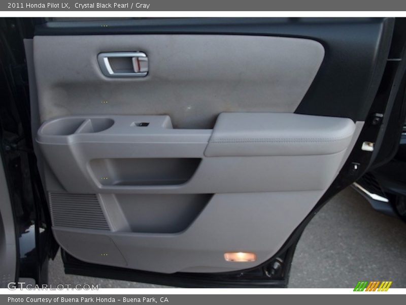 Crystal Black Pearl / Gray 2011 Honda Pilot LX