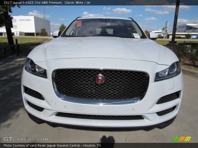 Glacier White / Jet 2017 Jaguar F-PACE 20d AWD Premium