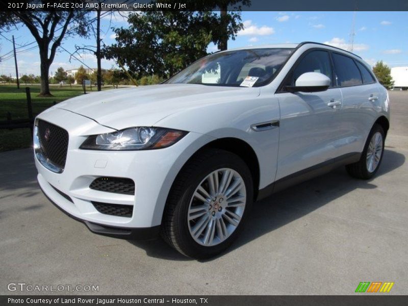 Glacier White / Jet 2017 Jaguar F-PACE 20d AWD Premium