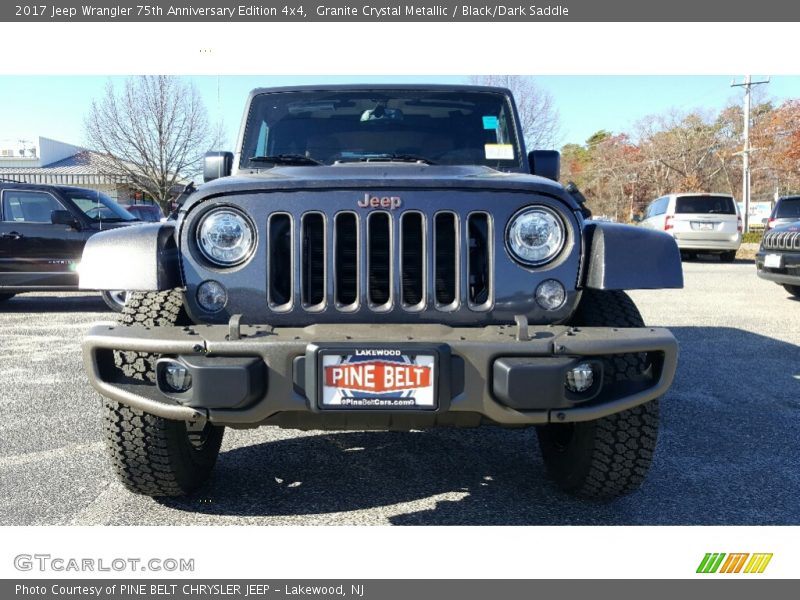 Granite Crystal Metallic / Black/Dark Saddle 2017 Jeep Wrangler 75th Anniversary Edition 4x4