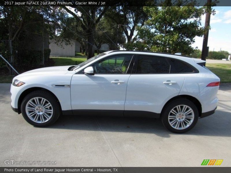 Glacier White / Jet 2017 Jaguar F-PACE 20d AWD Premium