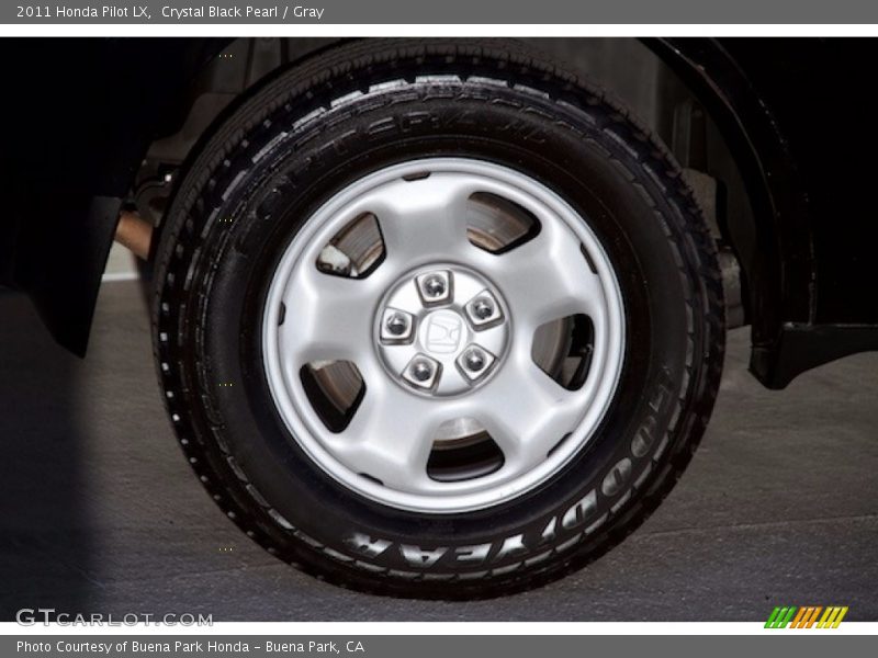 Crystal Black Pearl / Gray 2011 Honda Pilot LX