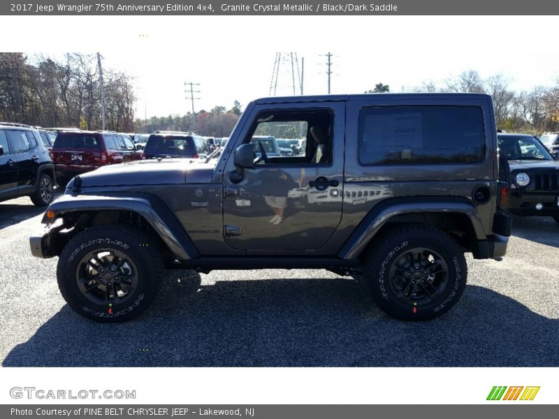 Granite Crystal Metallic / Black/Dark Saddle 2017 Jeep Wrangler 75th Anniversary Edition 4x4