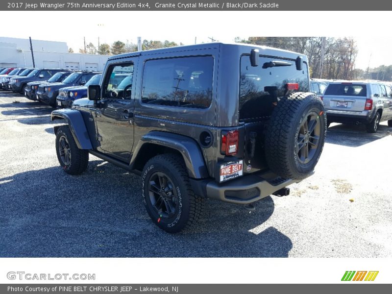 Granite Crystal Metallic / Black/Dark Saddle 2017 Jeep Wrangler 75th Anniversary Edition 4x4