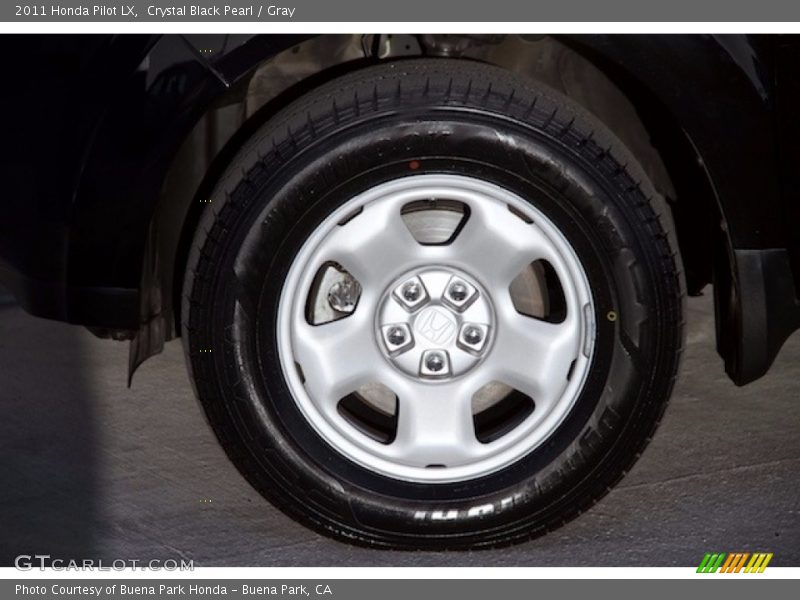 Crystal Black Pearl / Gray 2011 Honda Pilot LX