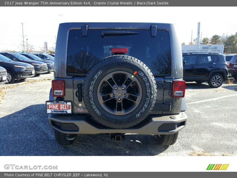 Granite Crystal Metallic / Black/Dark Saddle 2017 Jeep Wrangler 75th Anniversary Edition 4x4