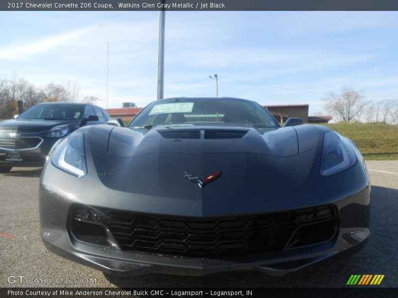 Watkins Glen Gray Metallic / Jet Black 2017 Chevrolet Corvette Z06 Coupe