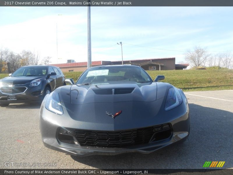 Watkins Glen Gray Metallic / Jet Black 2017 Chevrolet Corvette Z06 Coupe
