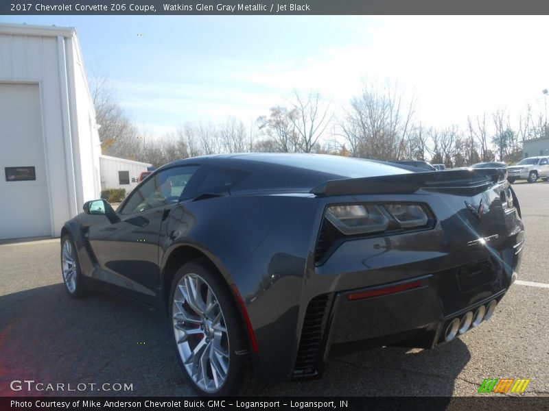 Watkins Glen Gray Metallic / Jet Black 2017 Chevrolet Corvette Z06 Coupe