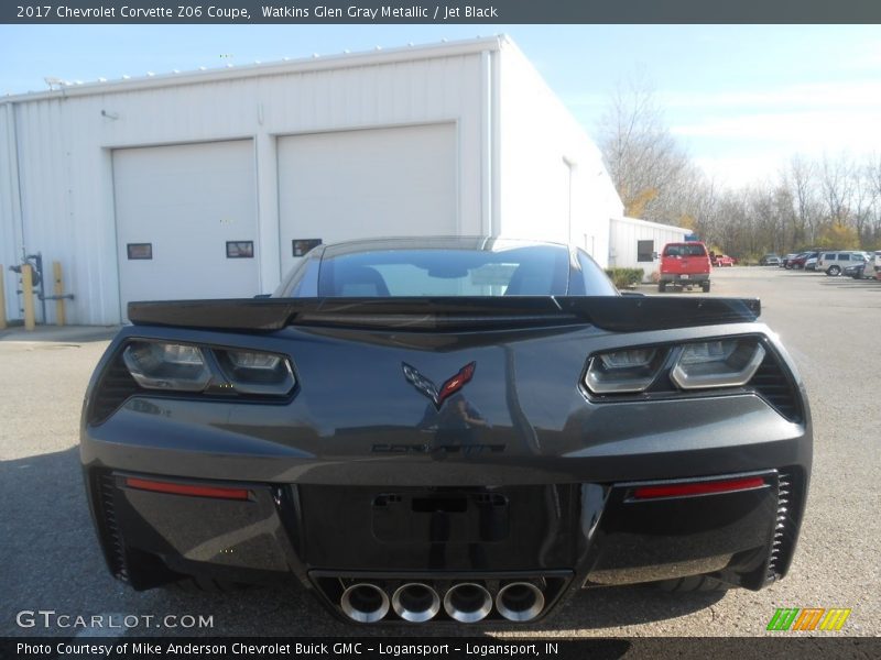 Watkins Glen Gray Metallic / Jet Black 2017 Chevrolet Corvette Z06 Coupe