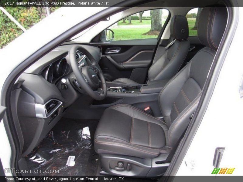  2017 F-PACE 20d AWD Prestige Jet Interior