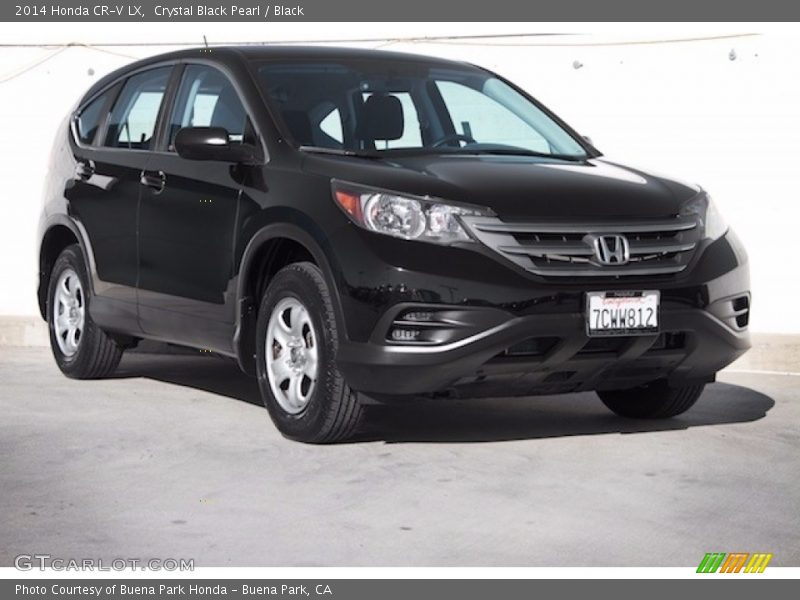 Crystal Black Pearl / Black 2014 Honda CR-V LX