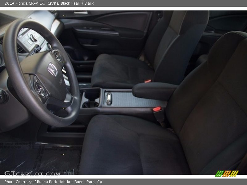 Crystal Black Pearl / Black 2014 Honda CR-V LX