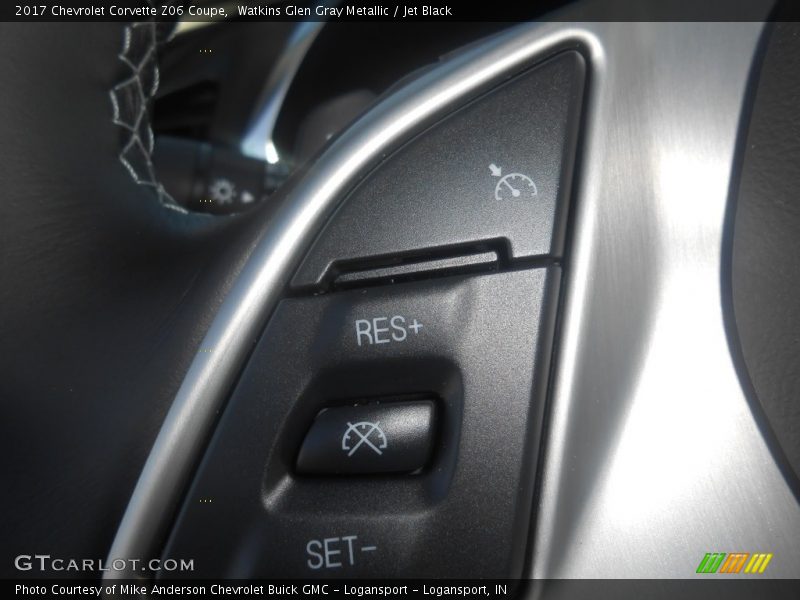 Watkins Glen Gray Metallic / Jet Black 2017 Chevrolet Corvette Z06 Coupe