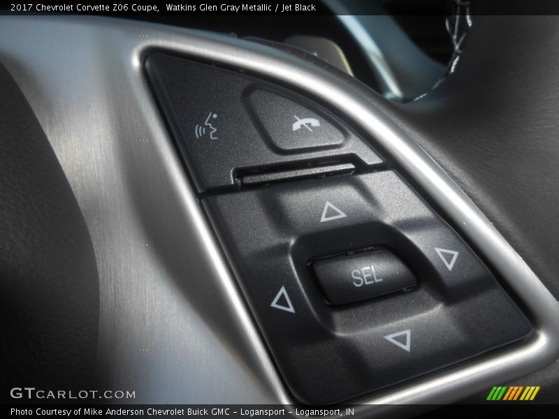 Watkins Glen Gray Metallic / Jet Black 2017 Chevrolet Corvette Z06 Coupe