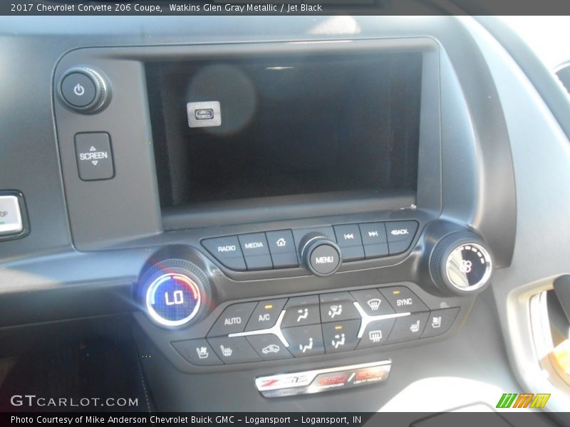 Watkins Glen Gray Metallic / Jet Black 2017 Chevrolet Corvette Z06 Coupe