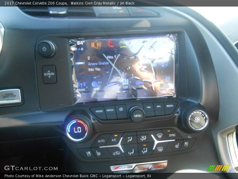 Watkins Glen Gray Metallic / Jet Black 2017 Chevrolet Corvette Z06 Coupe