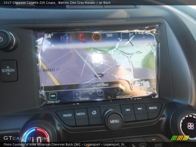 Watkins Glen Gray Metallic / Jet Black 2017 Chevrolet Corvette Z06 Coupe