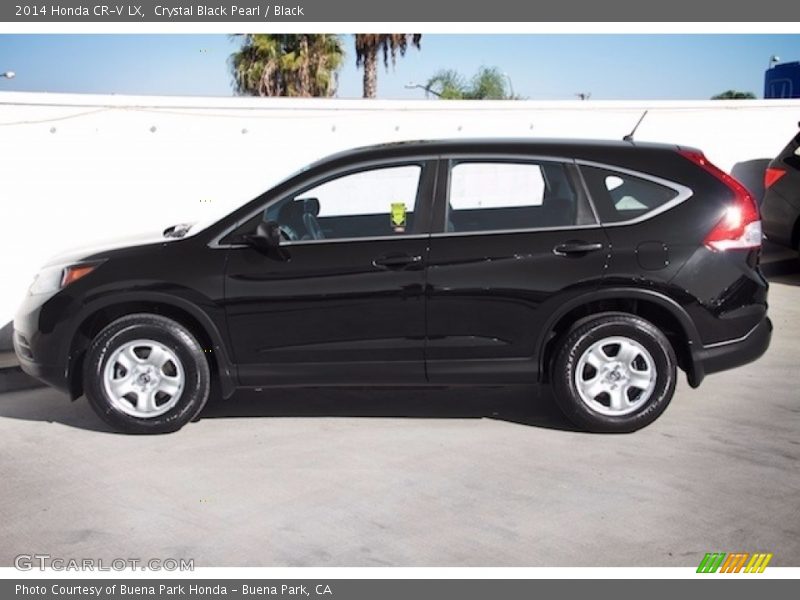 Crystal Black Pearl / Black 2014 Honda CR-V LX