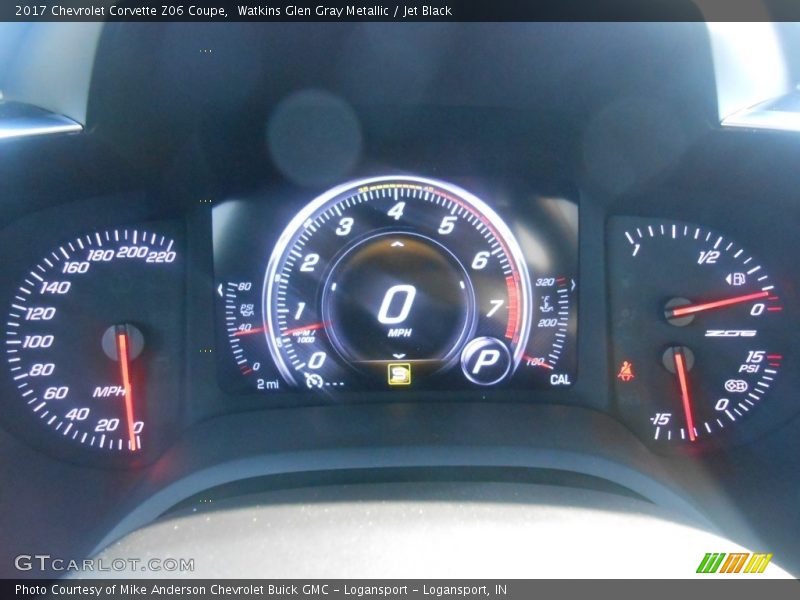 Watkins Glen Gray Metallic / Jet Black 2017 Chevrolet Corvette Z06 Coupe