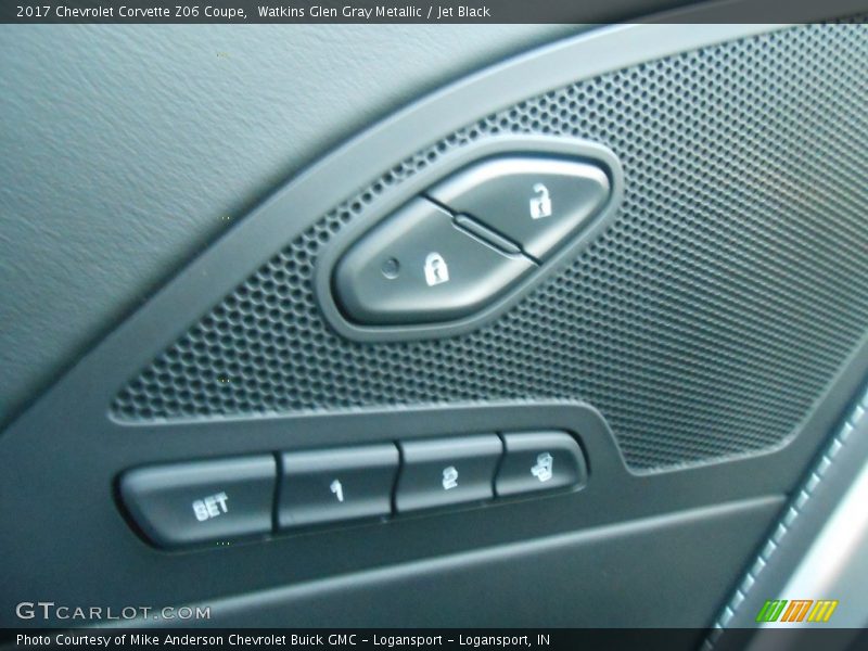 Watkins Glen Gray Metallic / Jet Black 2017 Chevrolet Corvette Z06 Coupe