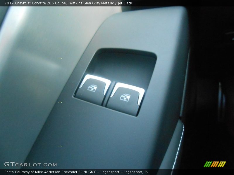 Watkins Glen Gray Metallic / Jet Black 2017 Chevrolet Corvette Z06 Coupe