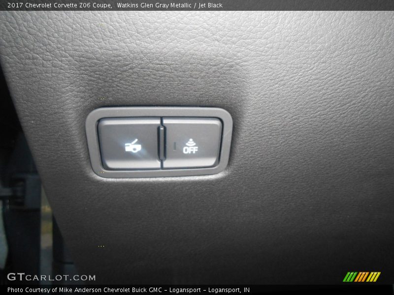 Watkins Glen Gray Metallic / Jet Black 2017 Chevrolet Corvette Z06 Coupe