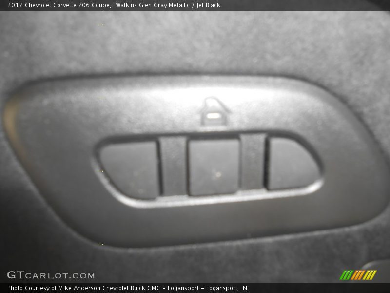 Watkins Glen Gray Metallic / Jet Black 2017 Chevrolet Corvette Z06 Coupe