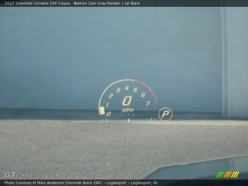 Watkins Glen Gray Metallic / Jet Black 2017 Chevrolet Corvette Z06 Coupe