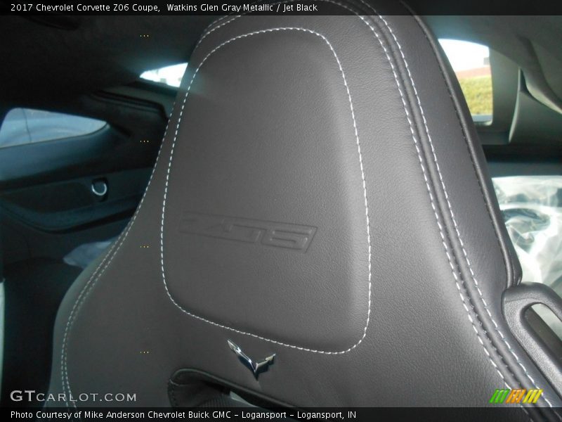 Watkins Glen Gray Metallic / Jet Black 2017 Chevrolet Corvette Z06 Coupe