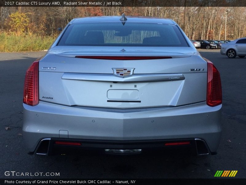 Radiant Silver Metallic / Jet Black 2017 Cadillac CTS Luxury AWD