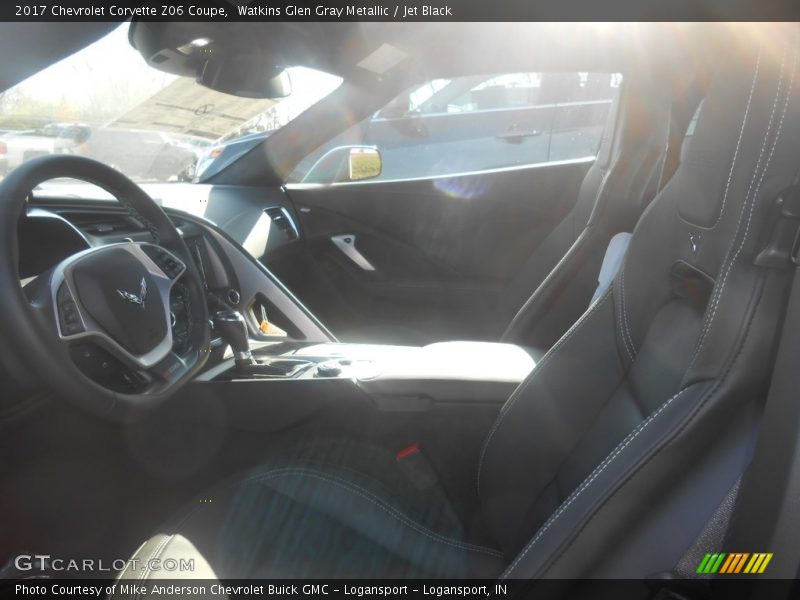 Watkins Glen Gray Metallic / Jet Black 2017 Chevrolet Corvette Z06 Coupe